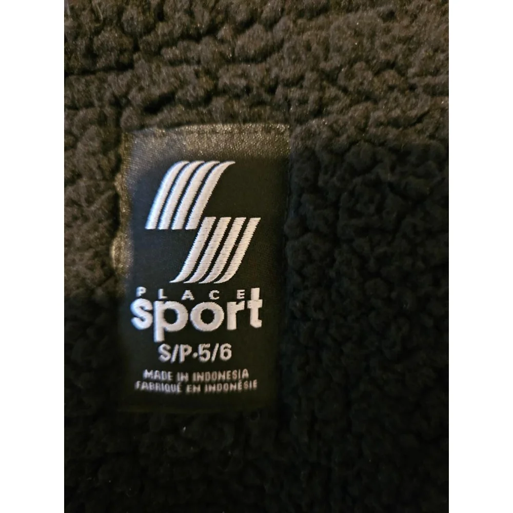 The Children's Place Sport Jacket Boys 5/6 Blue Black New